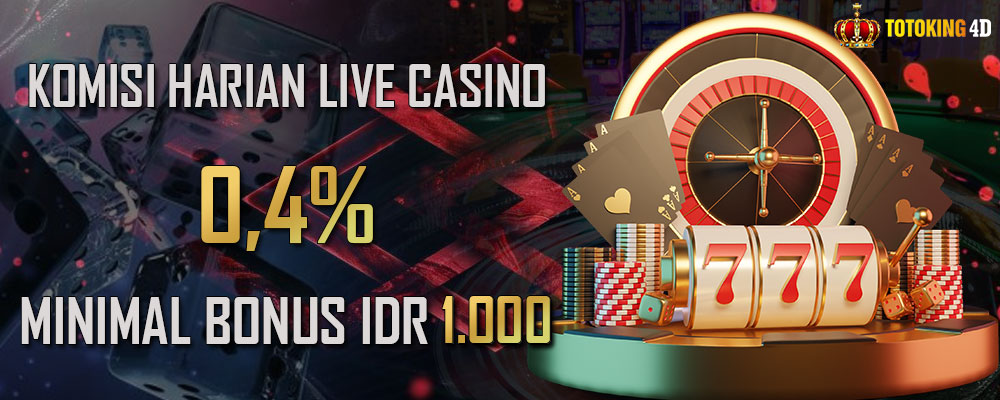 Komisi Harian Live Kartu 0,4%